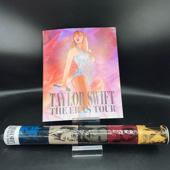 Taylor Swift Eras Tour 6 PC bundle popcorn bucket, cups, light, poster, bracelet - Picture 6 of 8